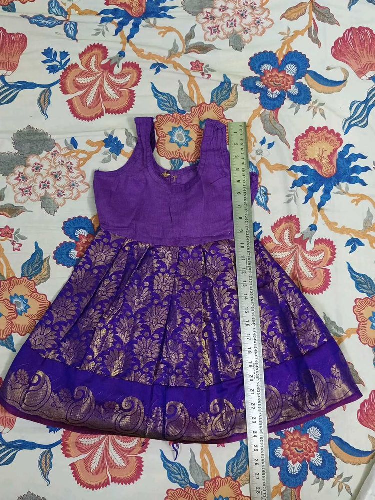 Ethnic Purple Dress