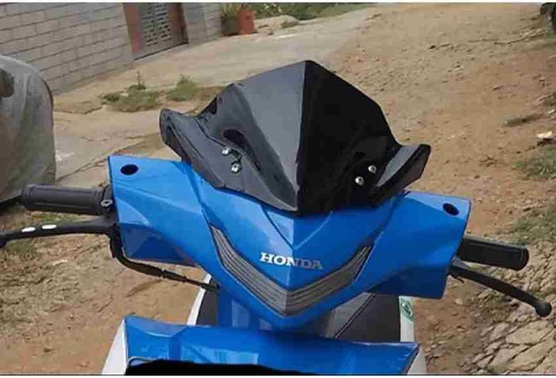 MOTO XSPEED Short Visor Universal Bike HeadlightVi