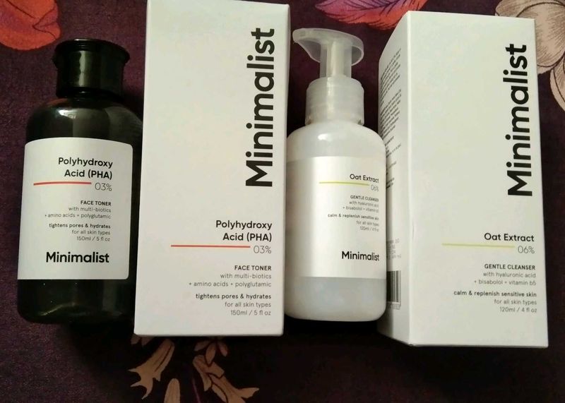 Minimalist Face Toner &amp;  Cleanser Combo