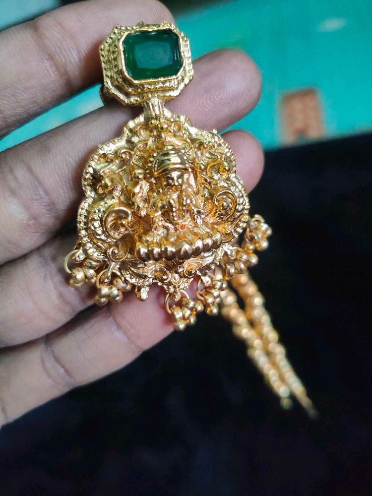 Elegant Gold-Tone Pendant