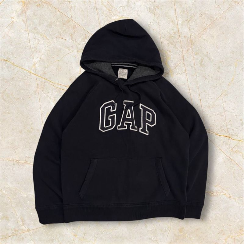 Classic Black GAP Logo Hoodie - Essential Comfort