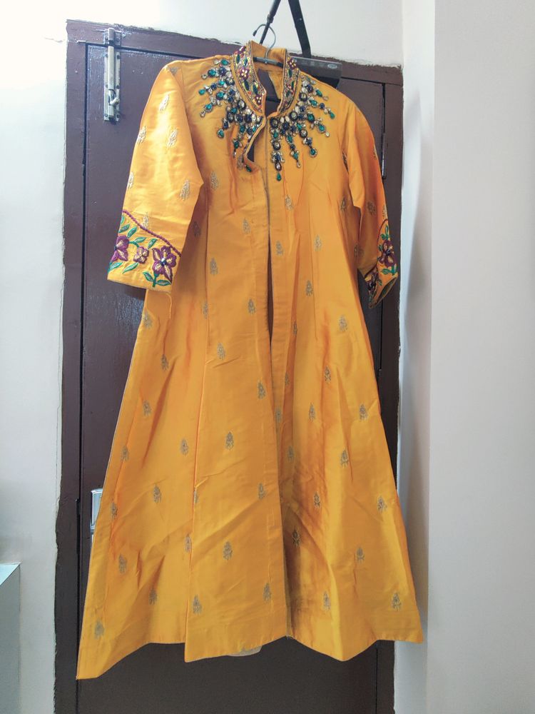 mustard yellow traditional jacket only