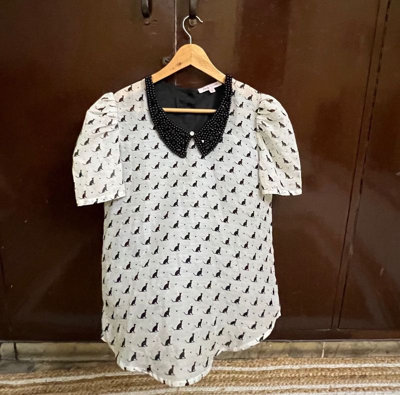 Summer Puff Sleeves Top