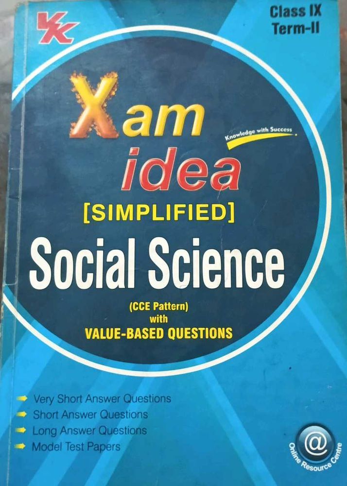 Xam Idea Social Science Class IX
