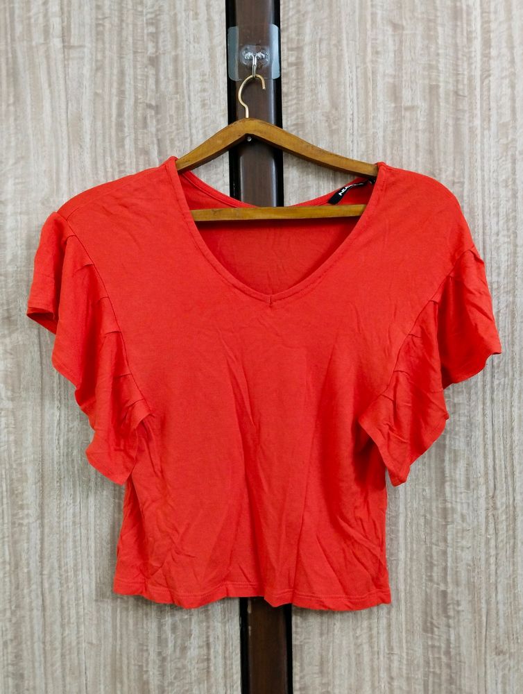 Coral Crop Top (30-32)