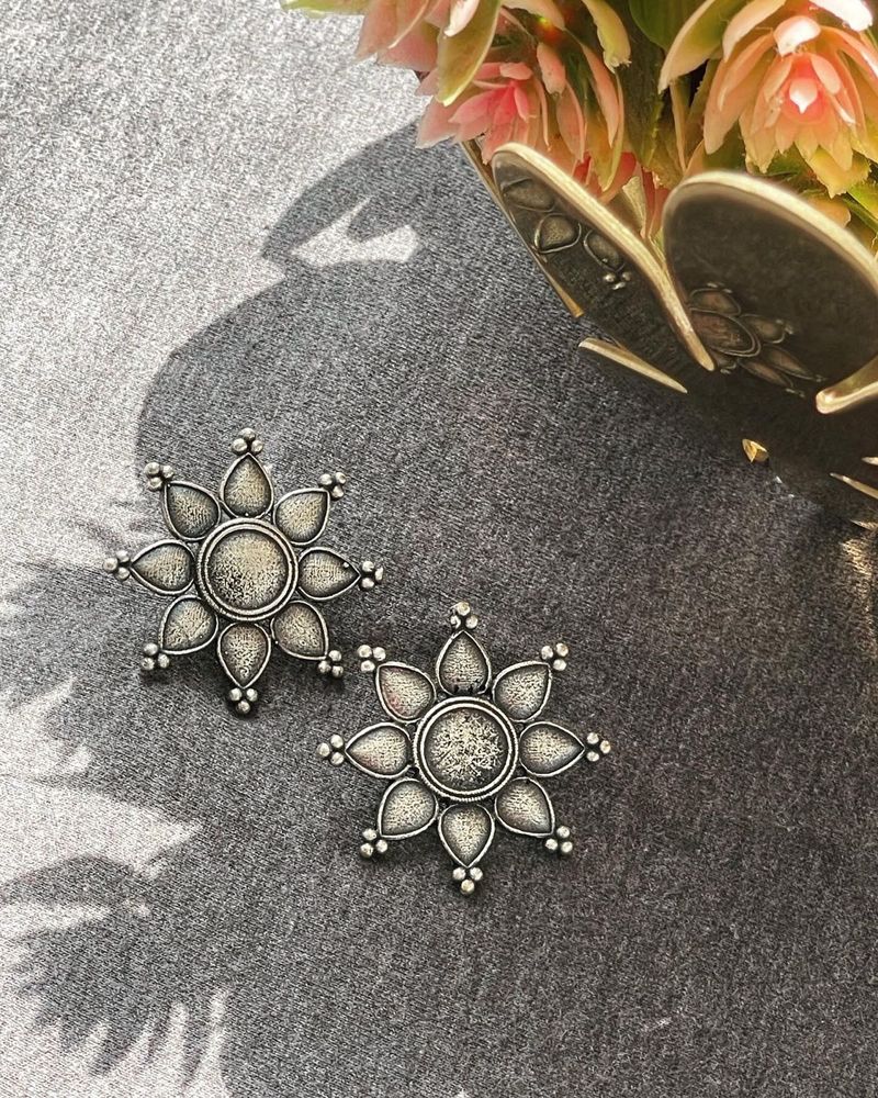 Silver Replica Stud Earring