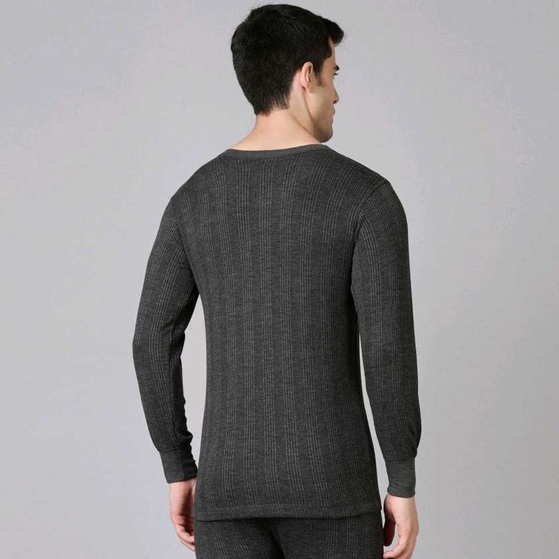 Men's Grey Thermal Top