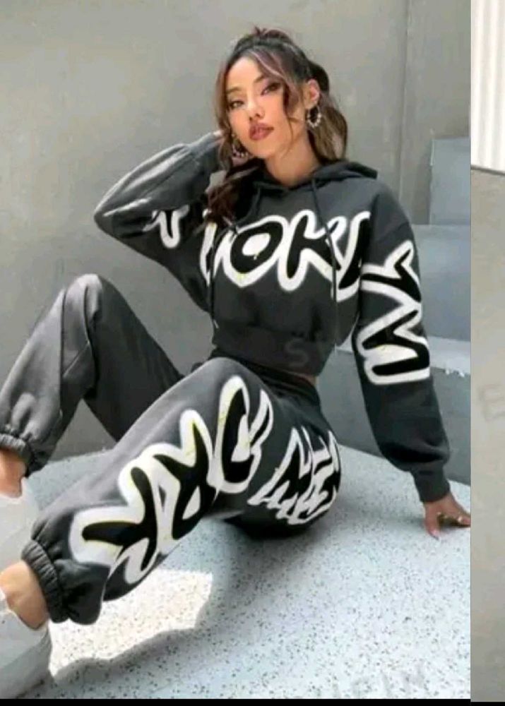 Graphic Hoodie Co-ord Jogger Set