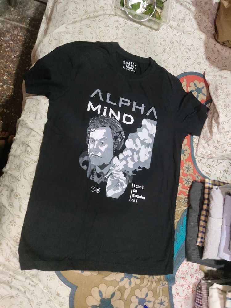 Men Black T Shirt New Kwabey Brand
