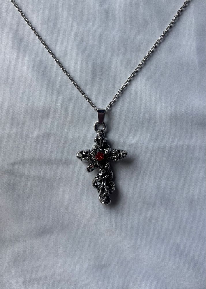 Gothic Cross Pendant Necklace