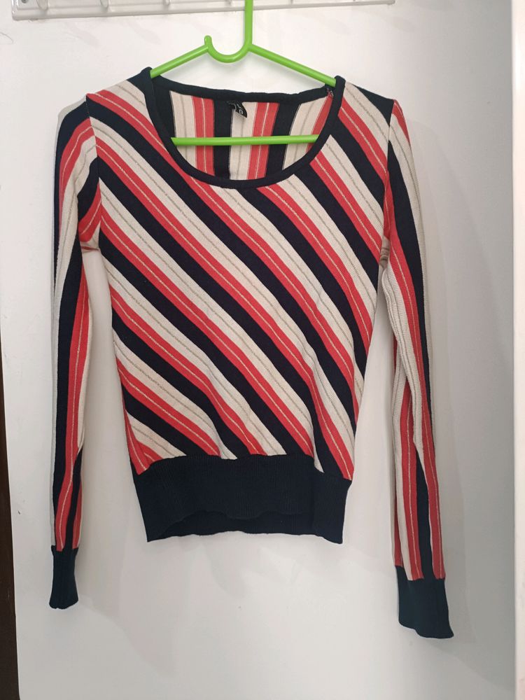 Women Colourful Sweater