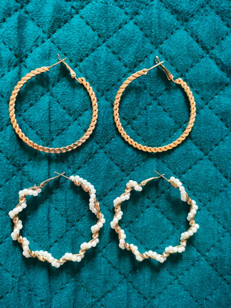 ✨ Stylish Hoop Earrings – Light &amp; Elegant ✨