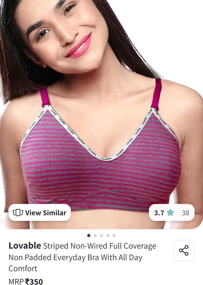 Lovable Striped Bra 34c