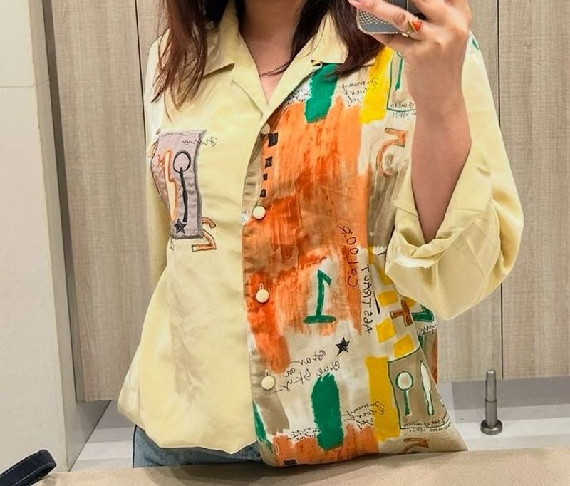 Abstract Print Shirt