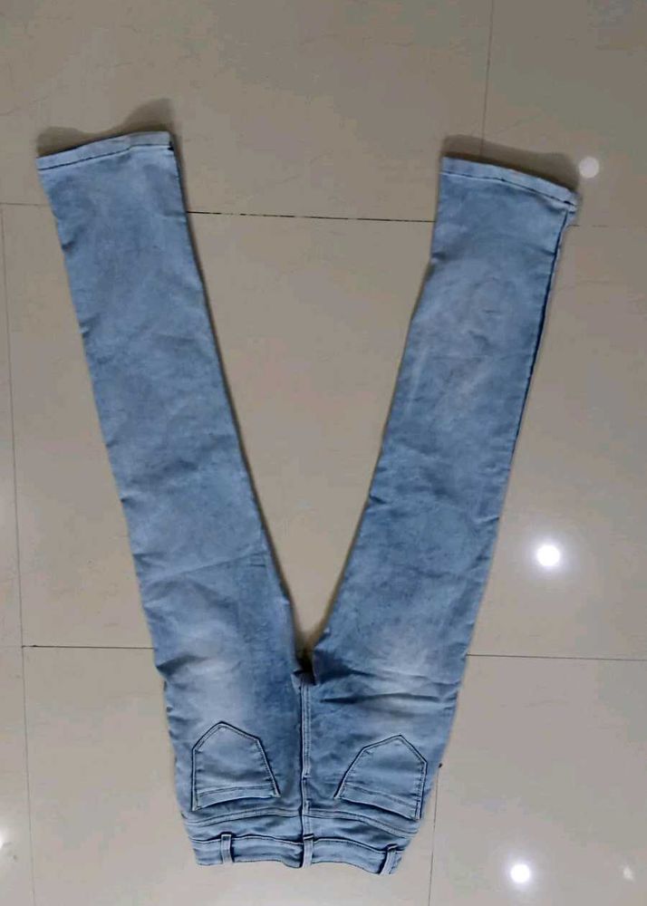 Light Wash Denim Jeans