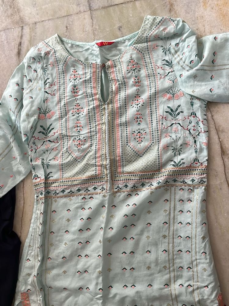 W Brand Embroidered Kurti