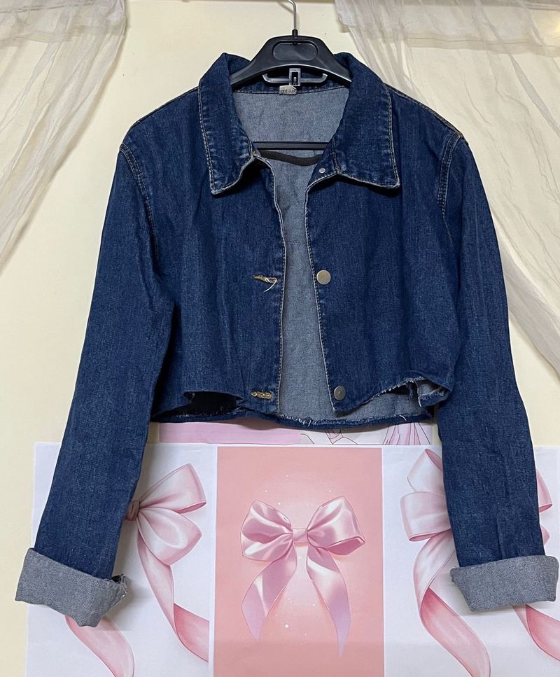 Cropped Denim Jacket