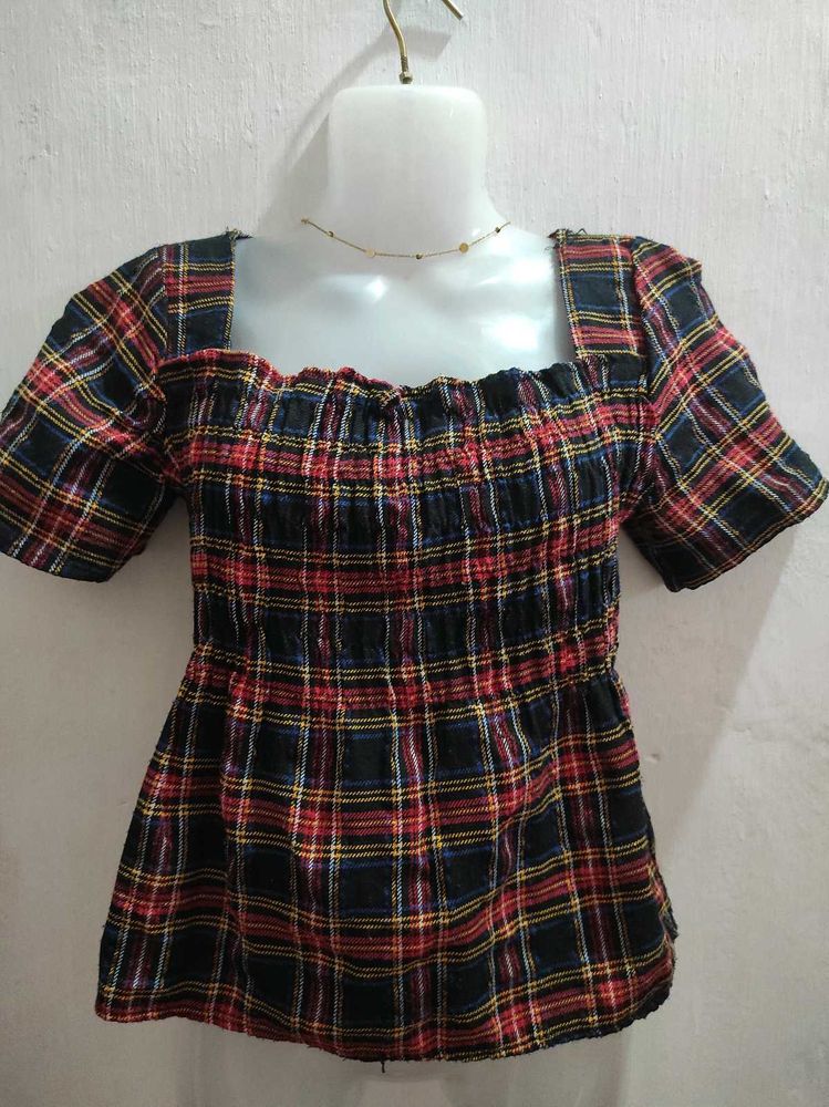 Checked Tops