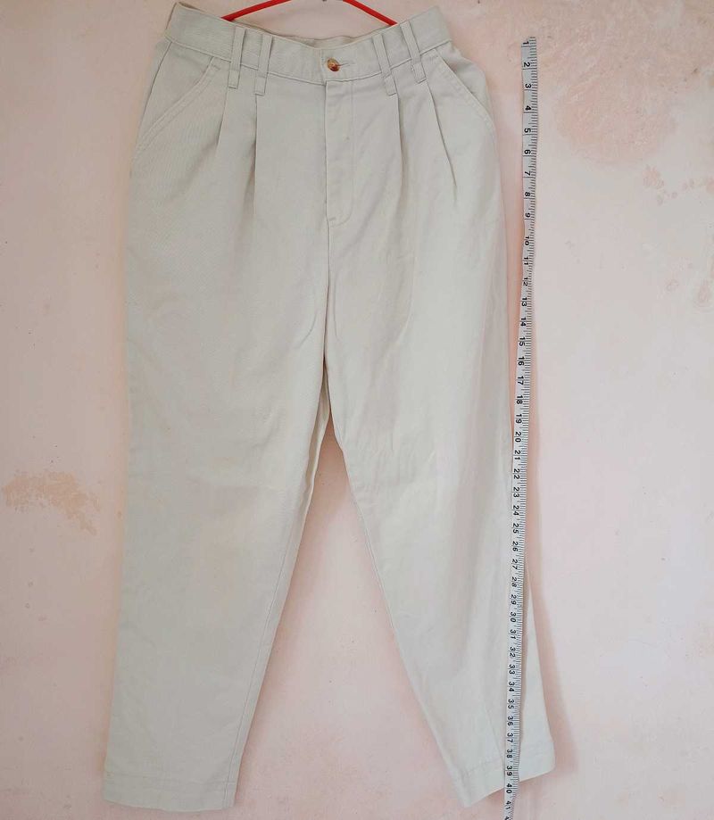 Beutiful Plates High Waist Korean Pant
