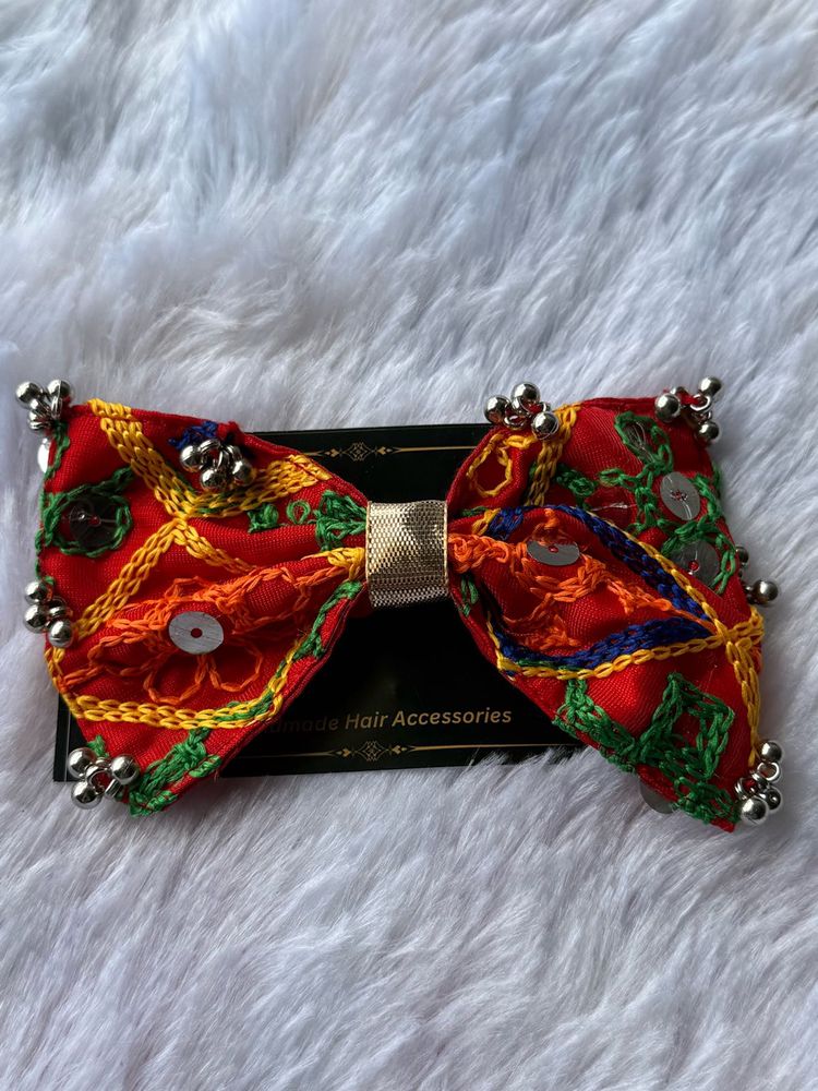 Traditional Folk Art Hair Clip