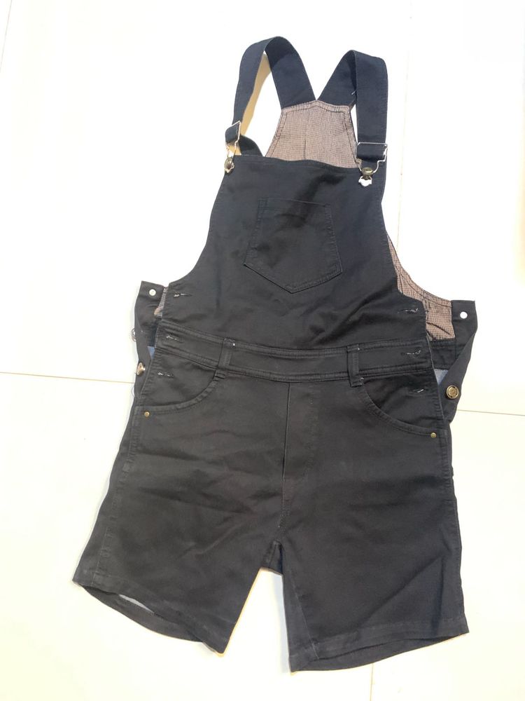 Black Short Dungree