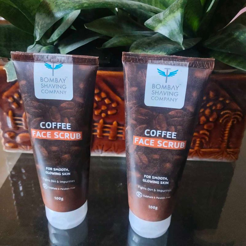 Bombay Shaving company Coffee Face Scrub 2 Pieces