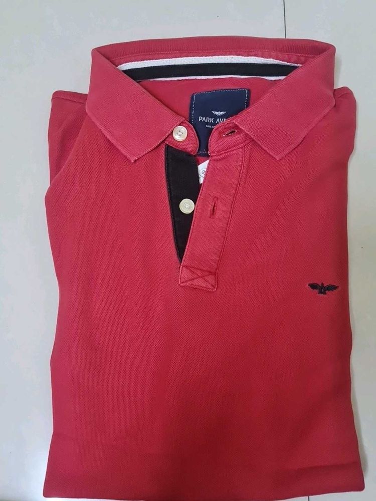 Park Avenue Red Polo Shirt