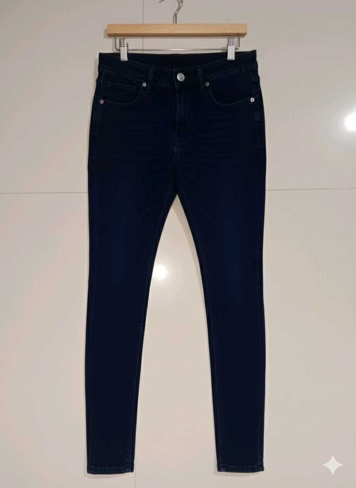 Dark Blue Denim Jeans