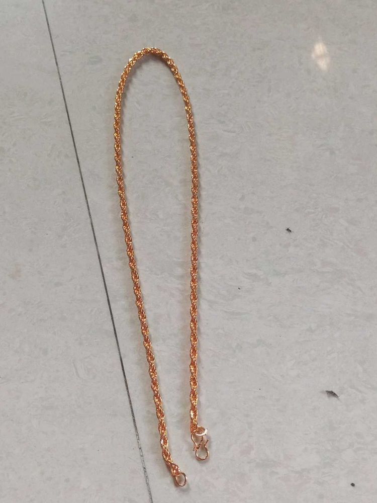 Gold Plated Chain Necklace
