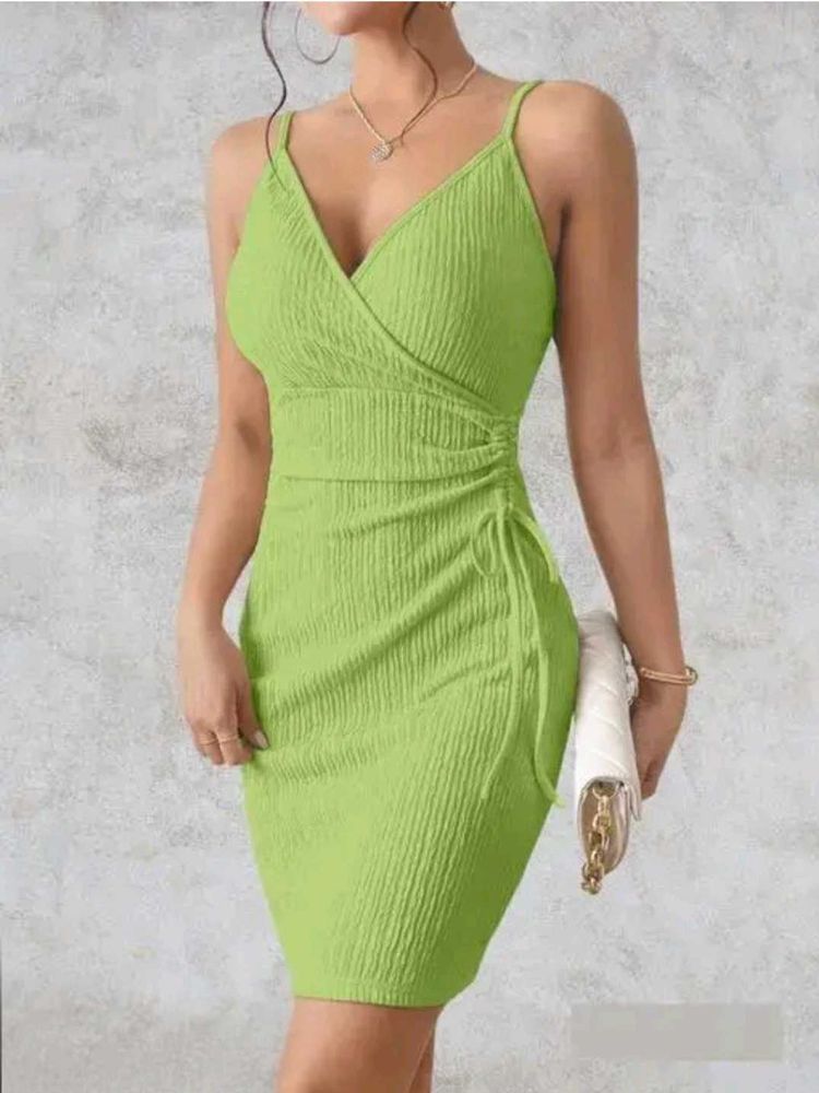 Green Bodycon Mini Dress