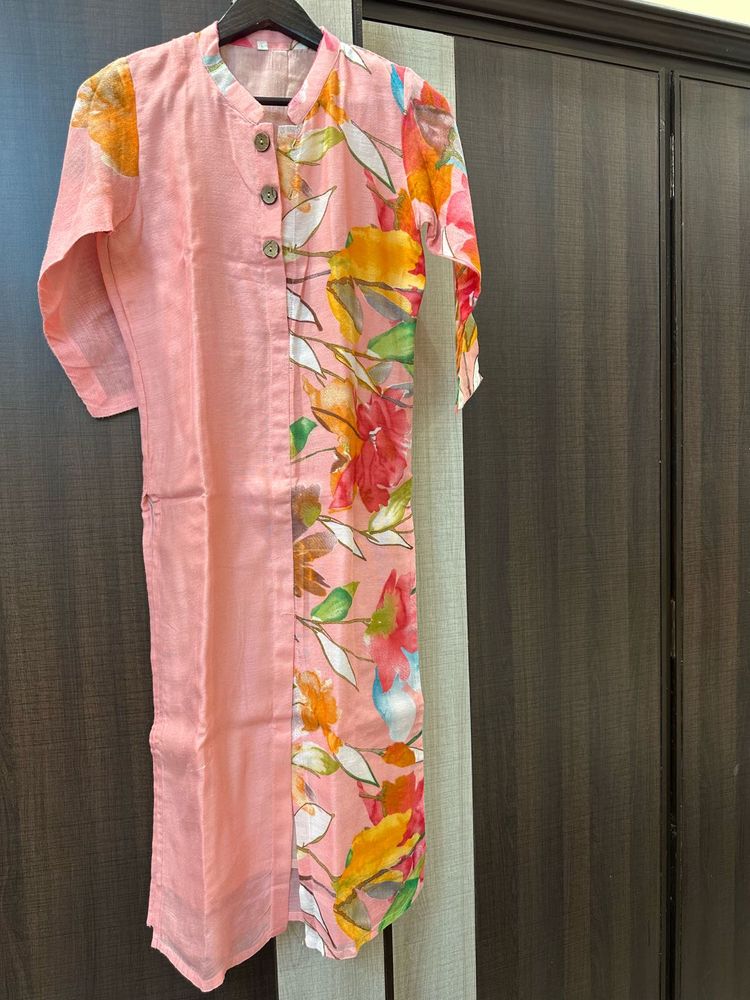 Printed Pink Kurti