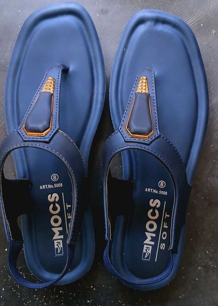 Navy Blue Sandals