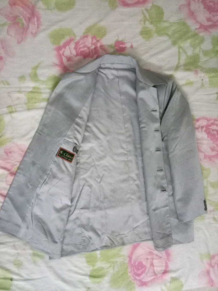 ✨ PREMIUM QUALITY ✨ SILVER GREY A CLASS BLAZER