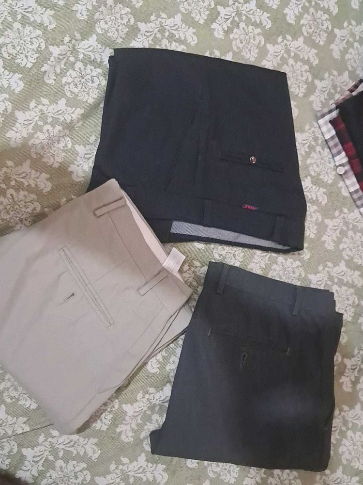Men's formal Pants Bundle of 3