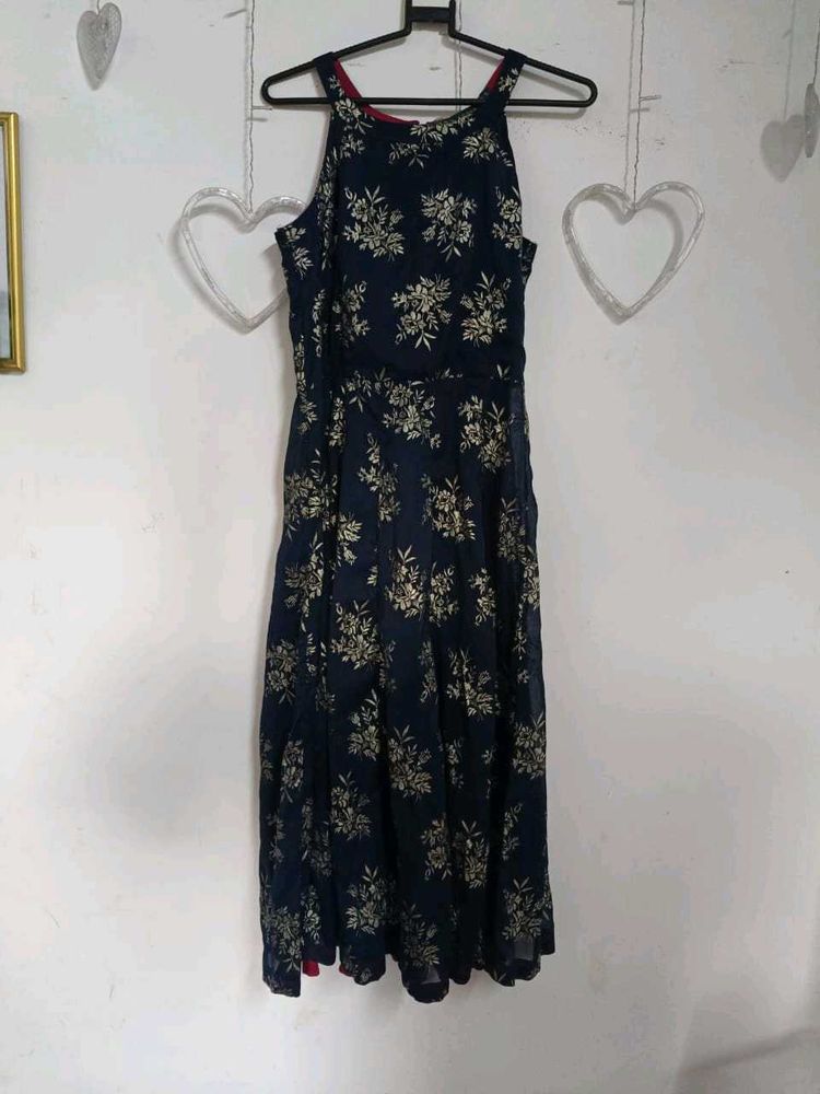 Floral Halter Midi Dress