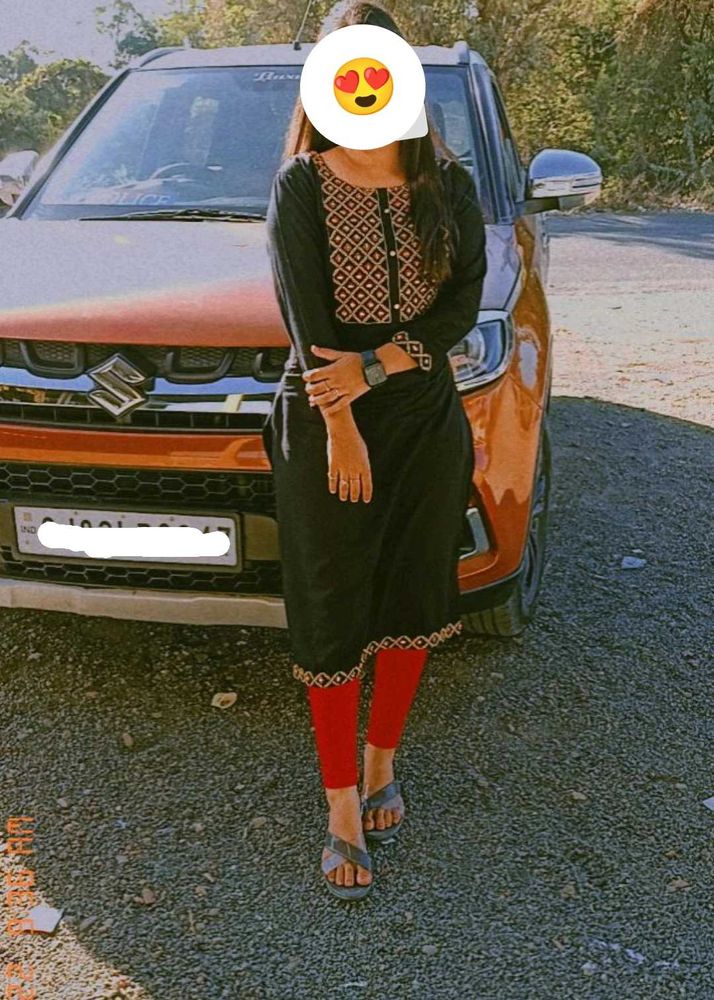 Elegant Black Kurti