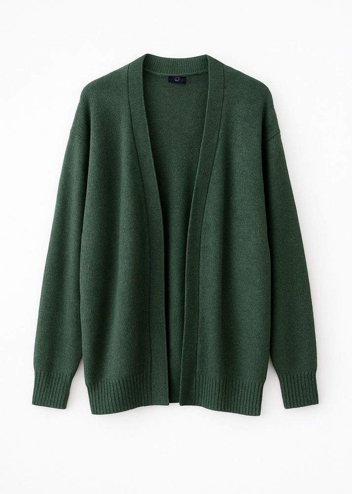 Forest Green Cardigan From Darjeeling