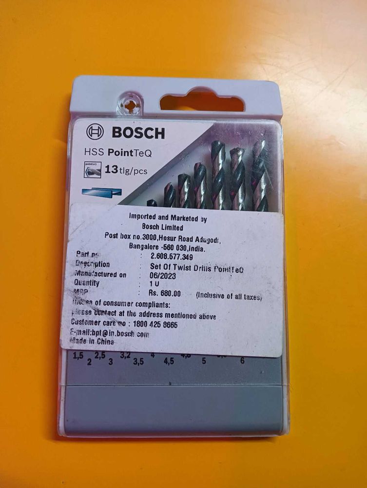 BOSCH Drill Bit Set (New)
