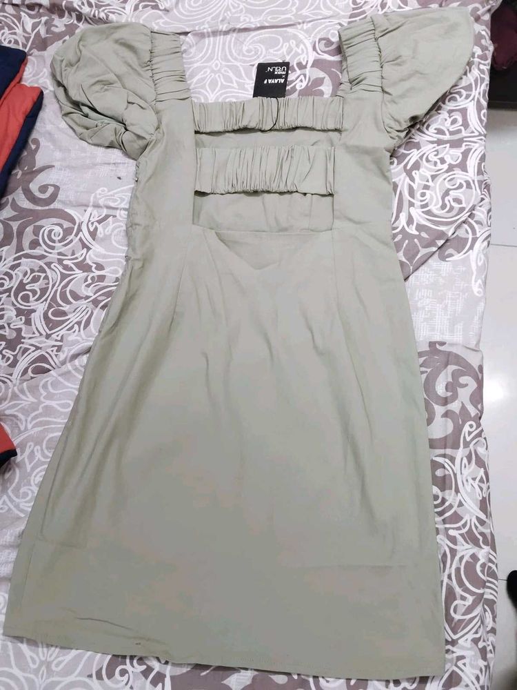 Cute Olive Green Dress