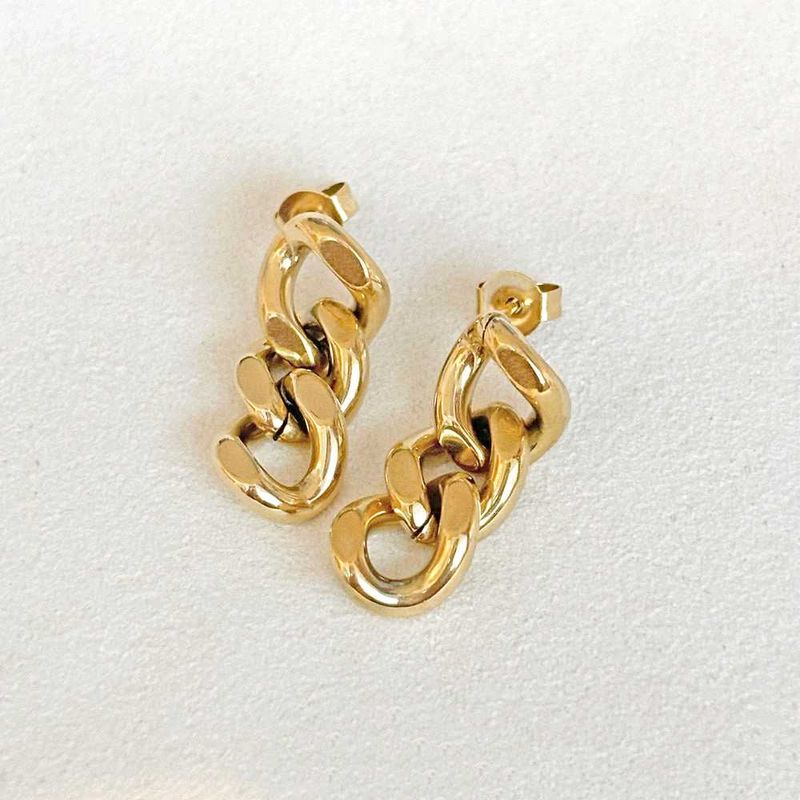 Gold Chain Earrings