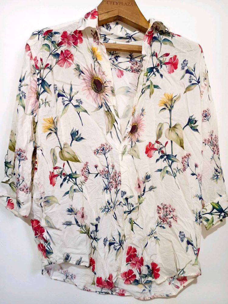 Floral Print Top for 36 to 38 inches