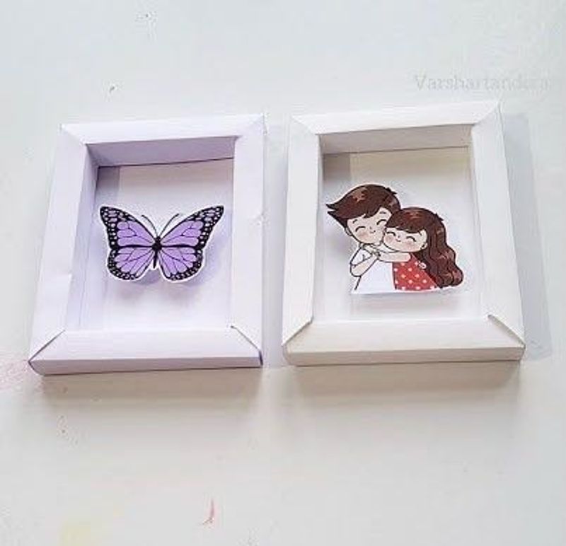 Cute Shadow Box Art Set