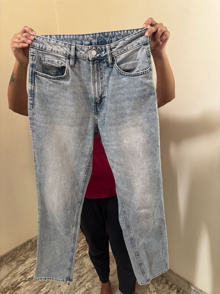 H&amp;M Light Wash Denim Jeans