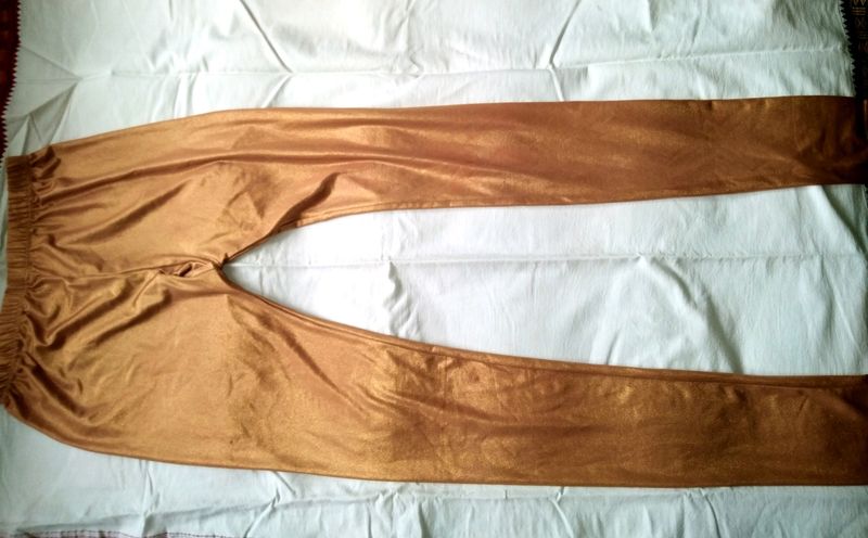 Gold colour leggings
