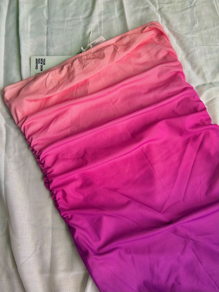 Purple Ombre Bodycon Dress