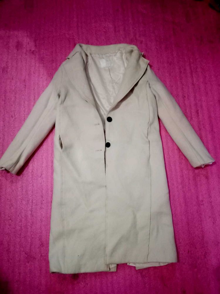 Elegant Beige Trench Coat