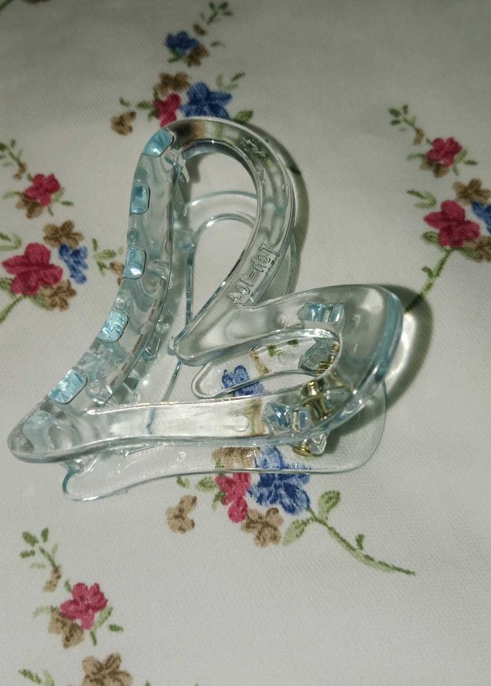 Blue Gem Hair Claw Clip