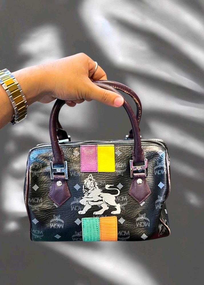 MCM Barrel Bag