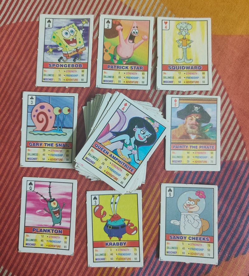 SpongeBob cards (Set Of 52cards)