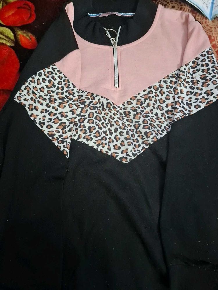 Animal Print Sweatshirt